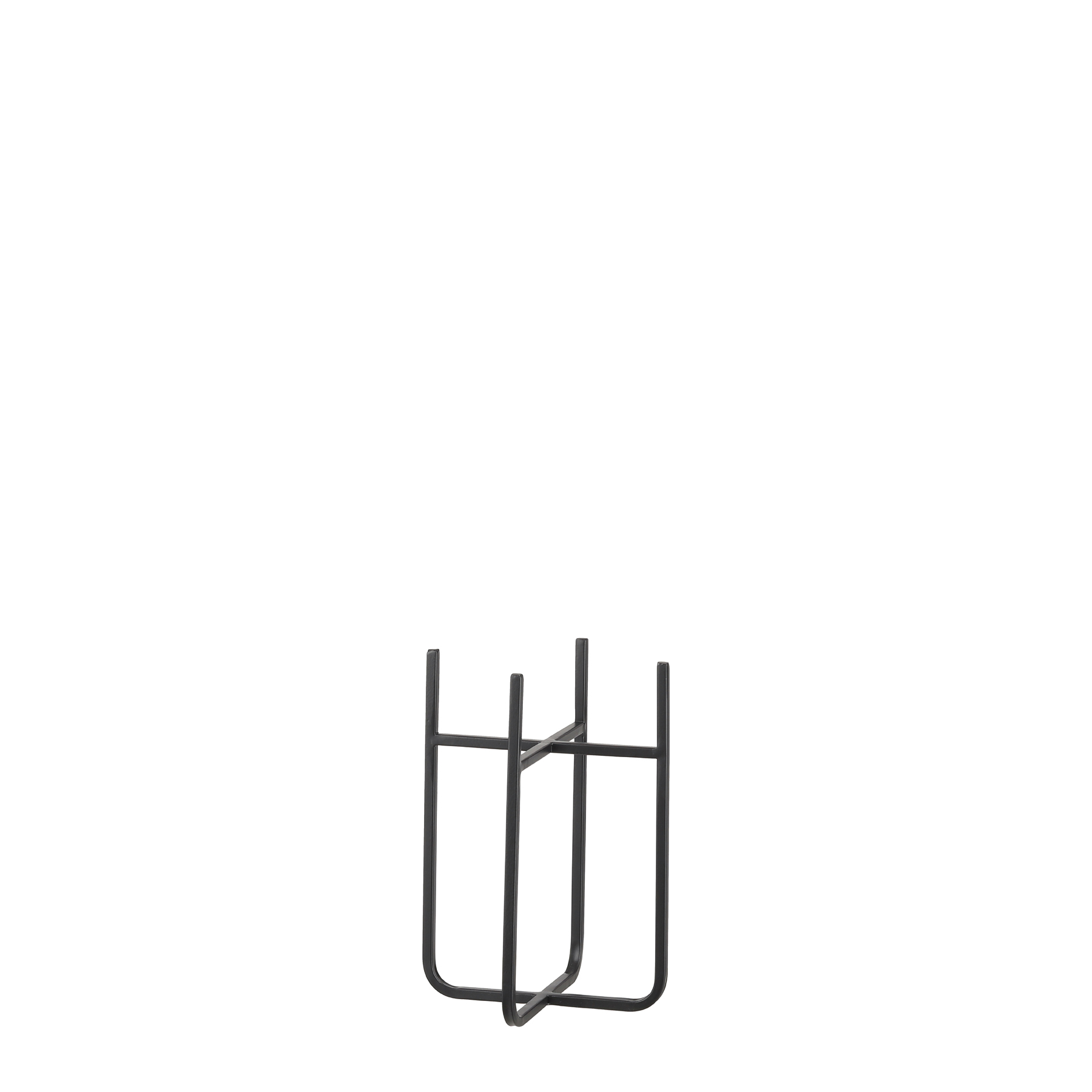 Sparta plant stand black 13 x 13 x 25 cm