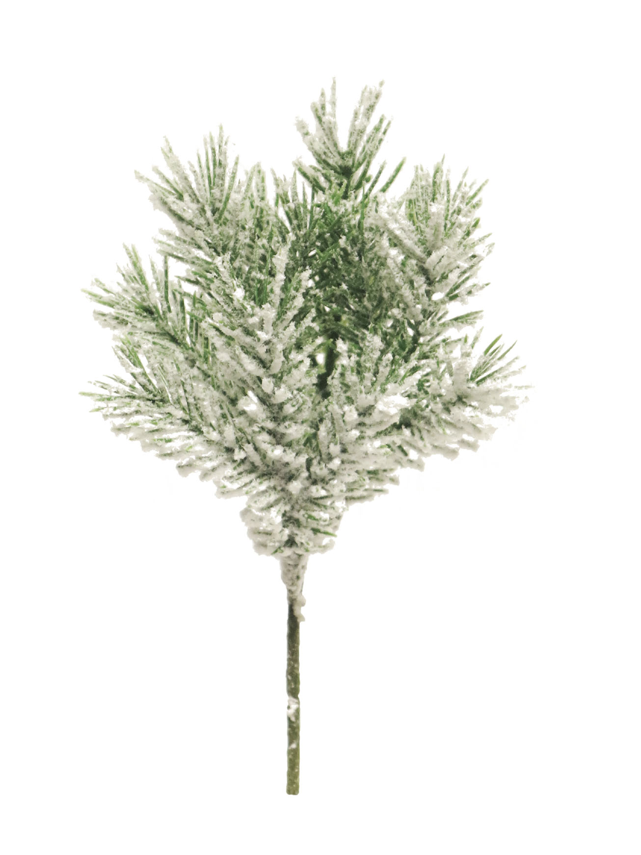 Větvička borovicová snih - pine pick Marit snow 27cm