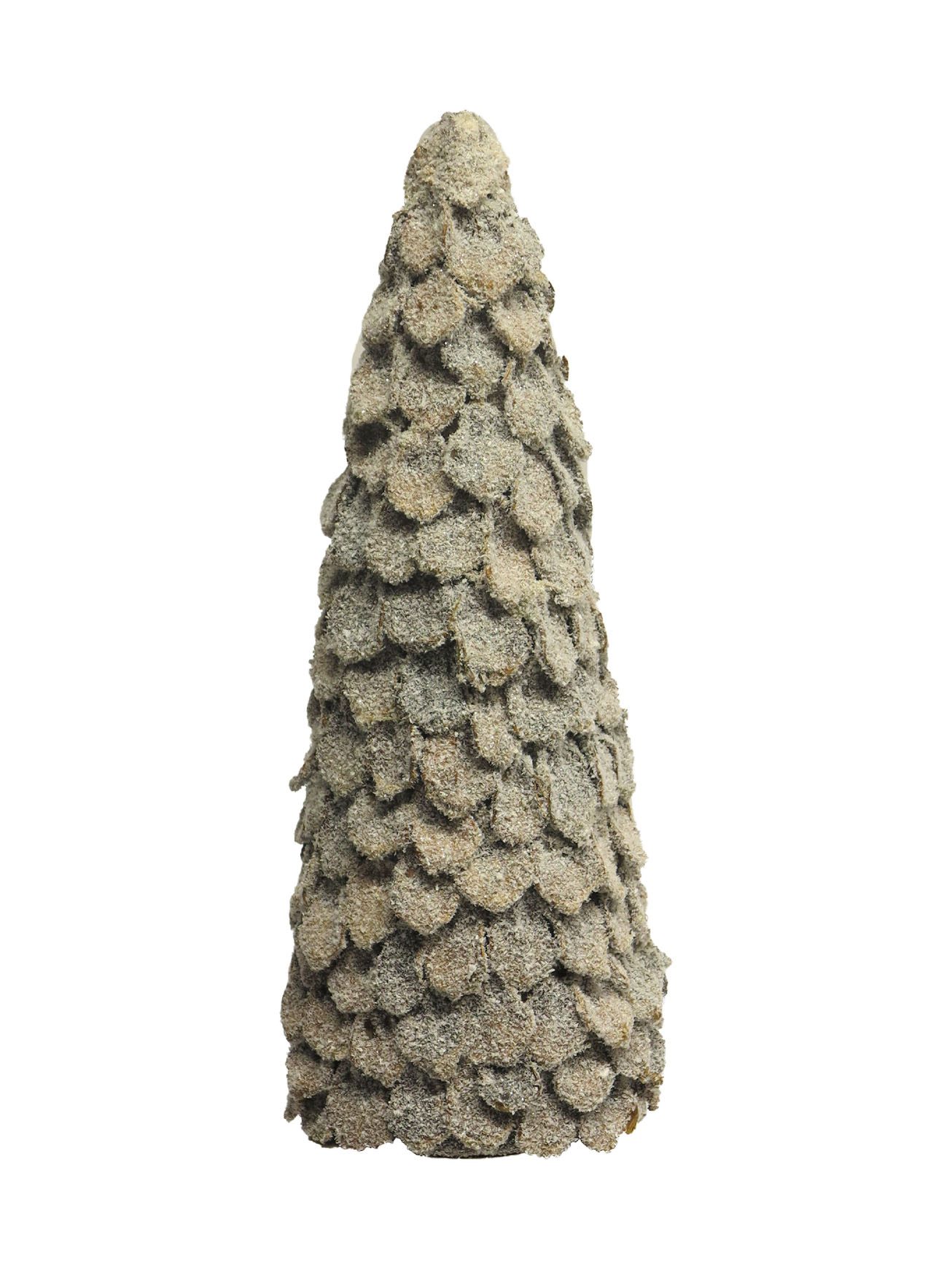 Pine cone tree snow 41cm