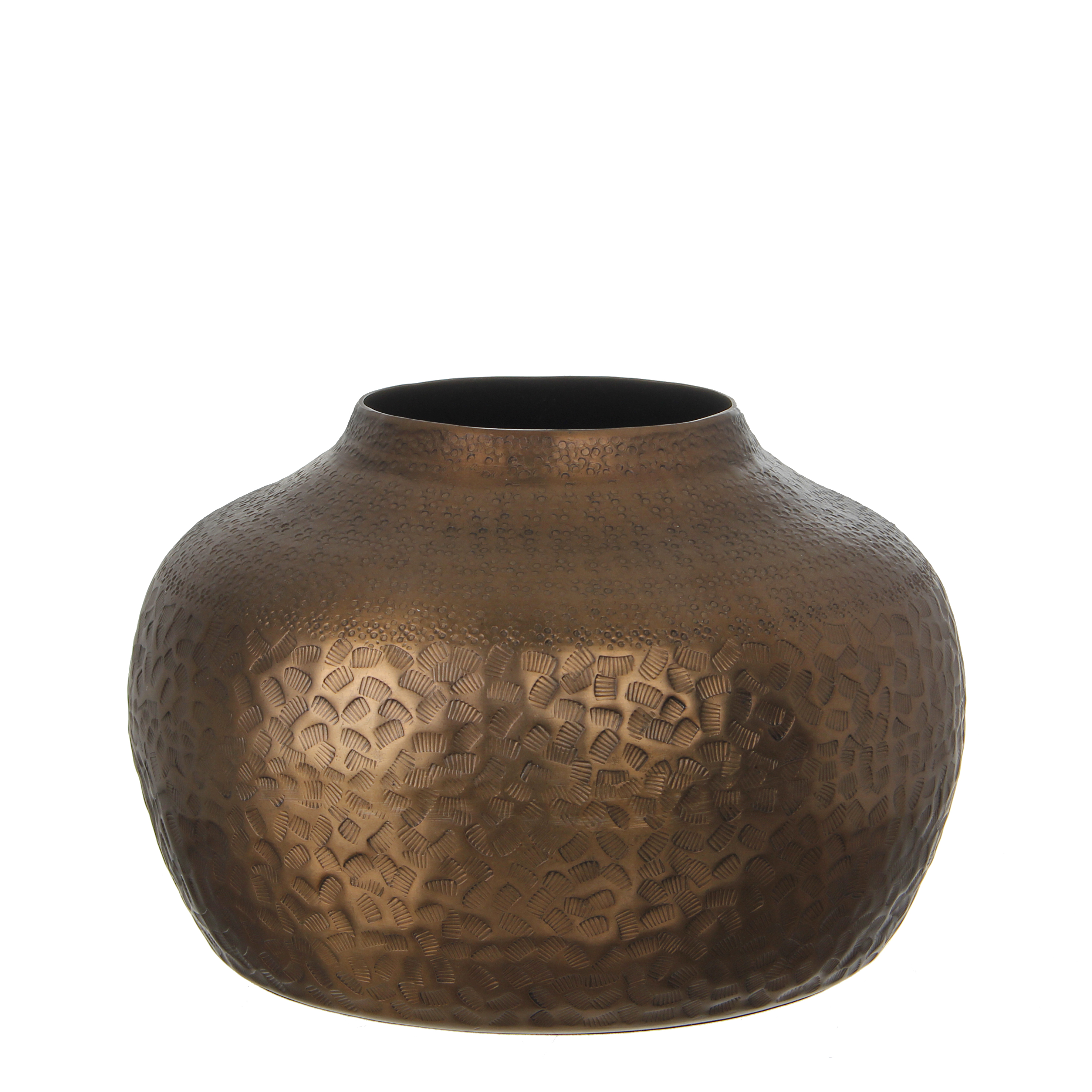 Tristan vase bronze h19xd26cm