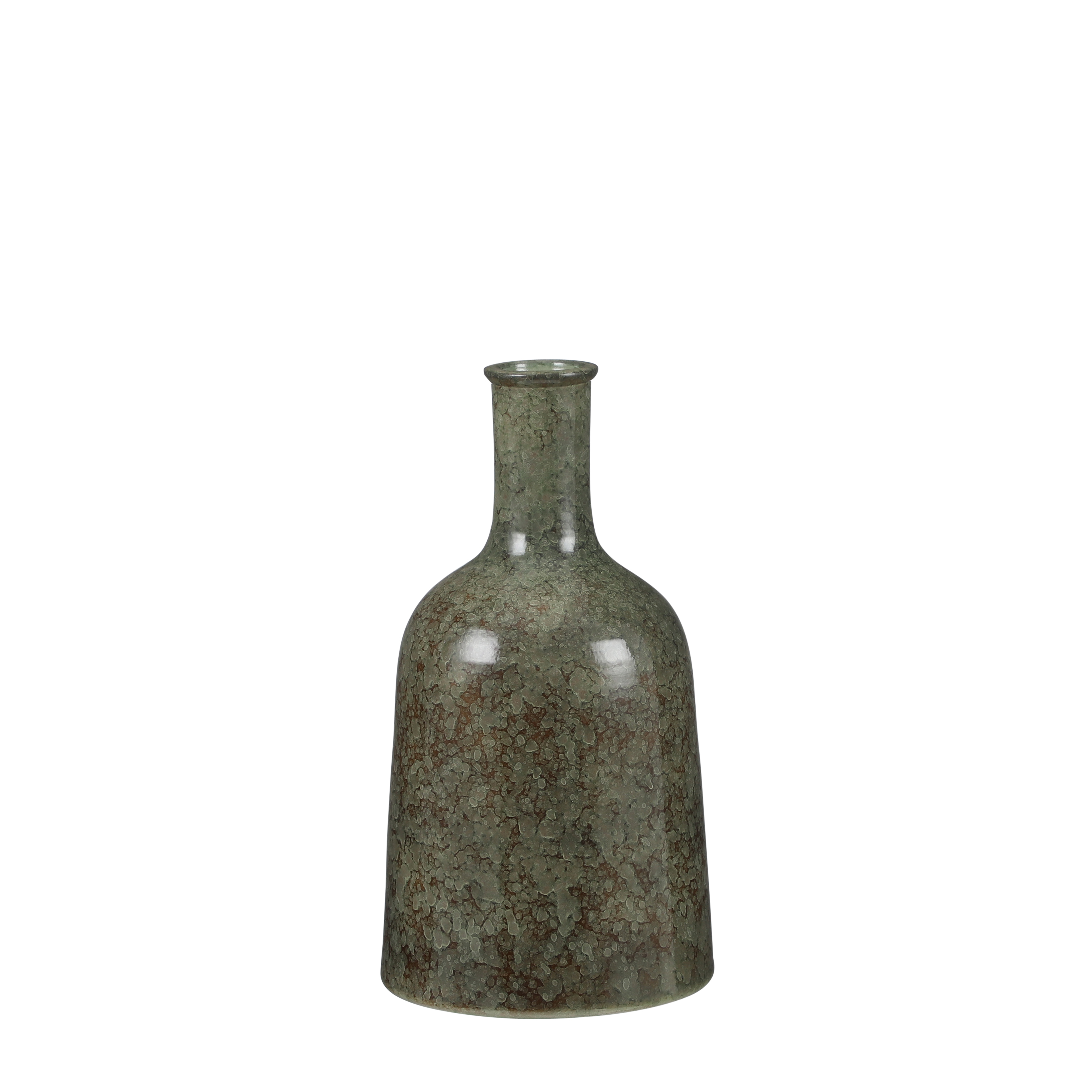 Oliver bottle round green 35x22cm