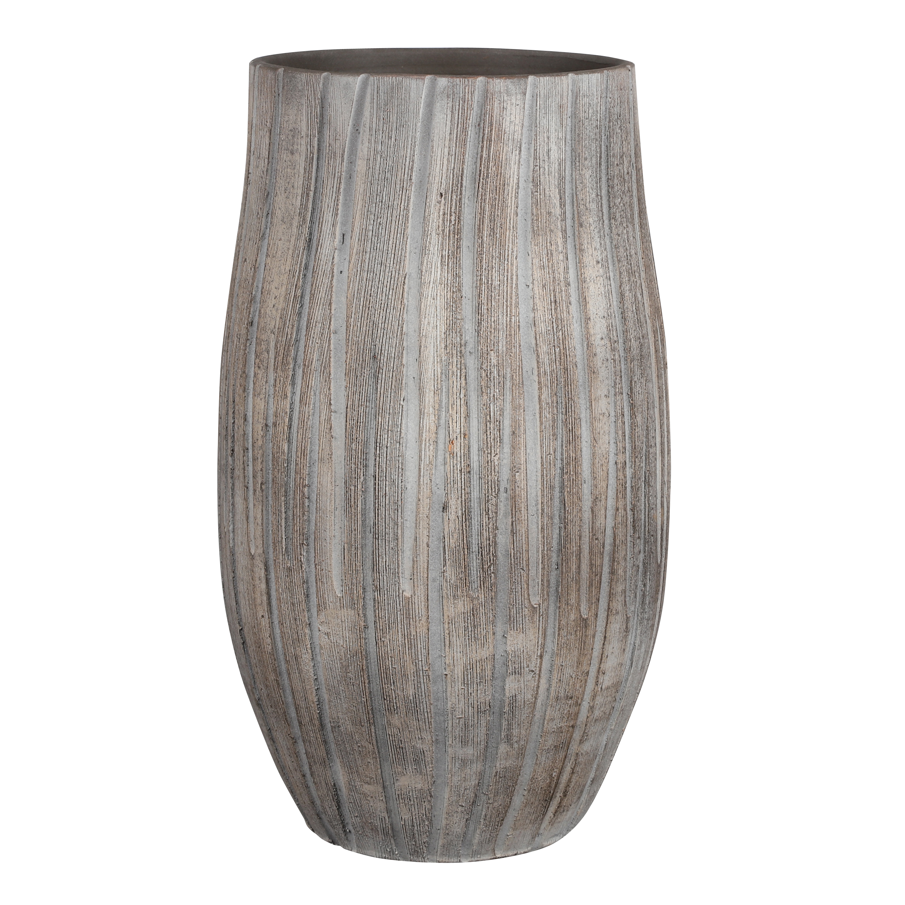 Romana vase round brown 50x27cm