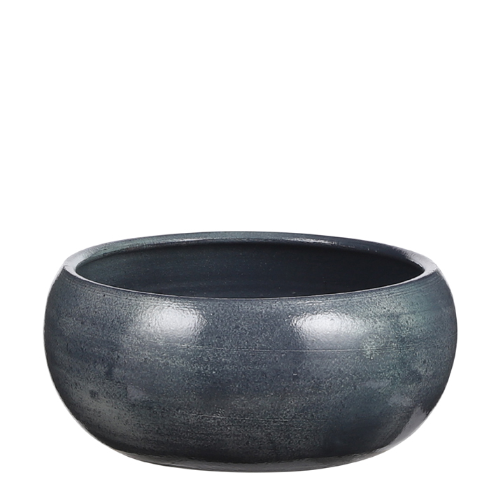 Lester bowl round blue h12xd28cm