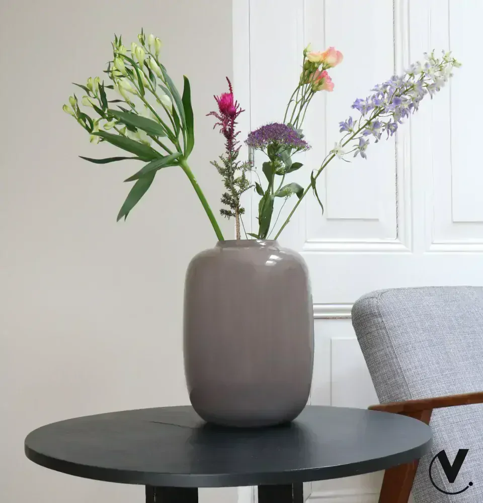 Váza 'Arctic' hnědá (earth) P21, V29 cm