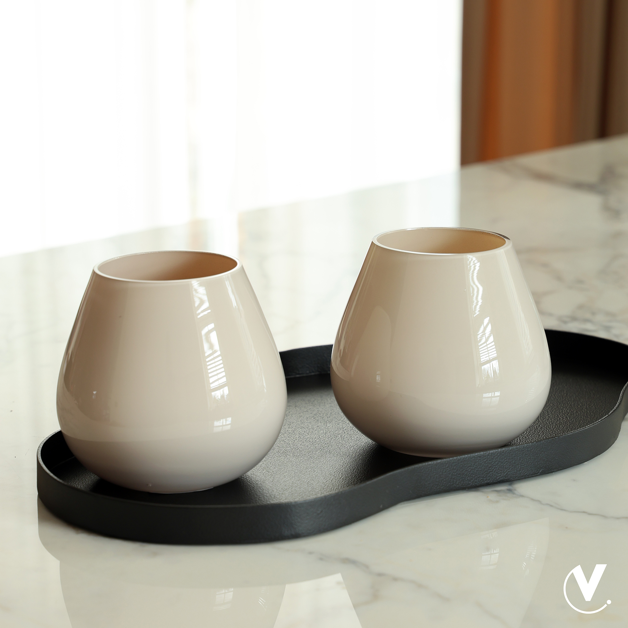 Svícen 'Tasman' XS P12.5 V11.6 cm bílá (ivory)