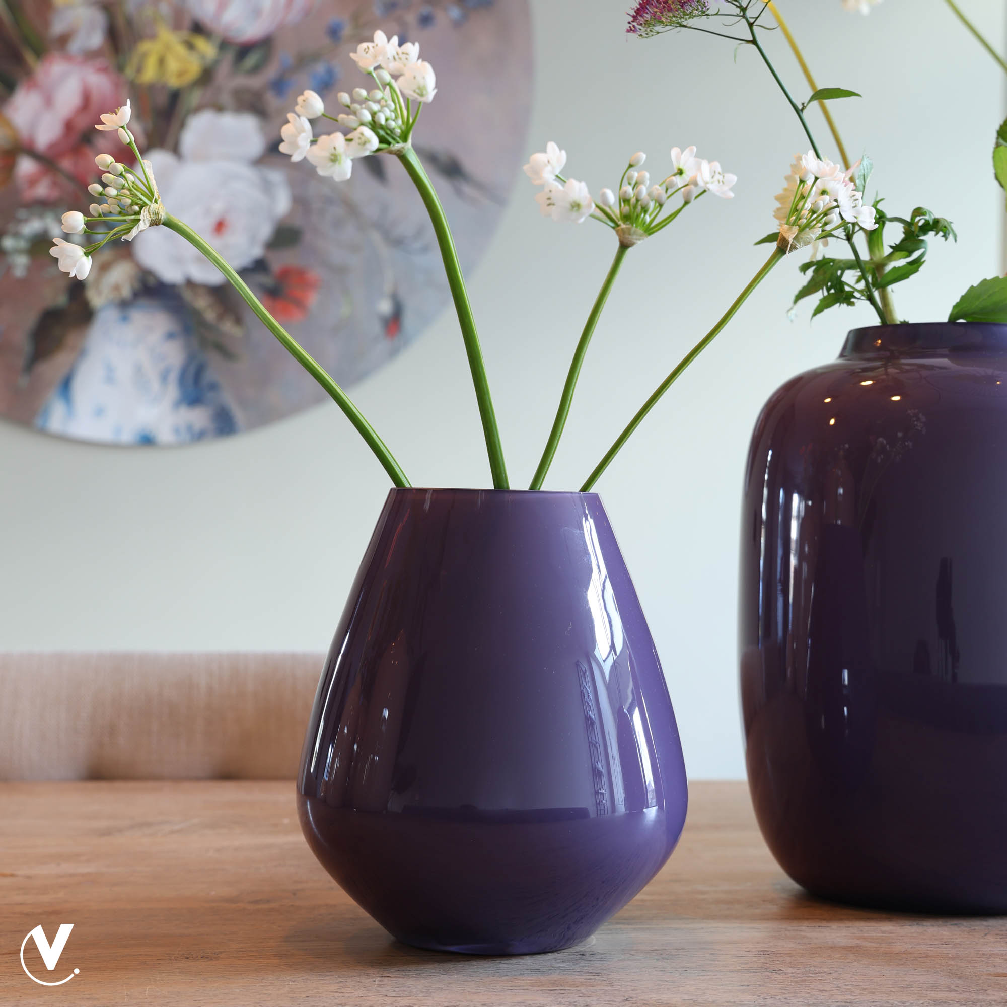 Váza 'Tasman' malá P18 V20 cm fialová