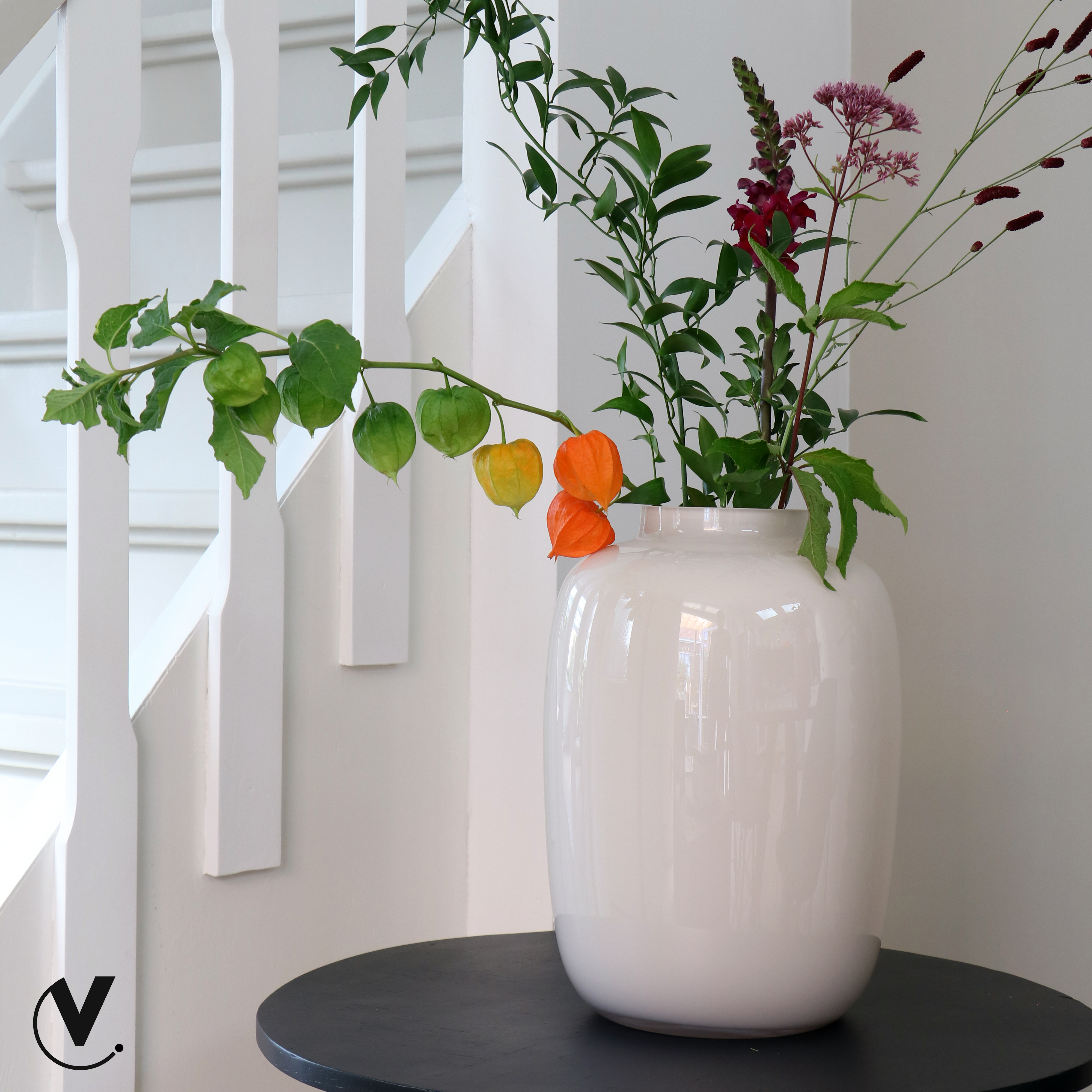 Váza 'Arctic' velká P32.5 V45 cm bílá (ivory)