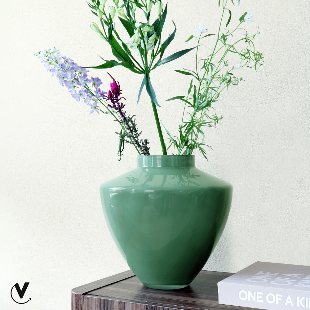Váza 'Kagera' medium P33 V32 cm zelená