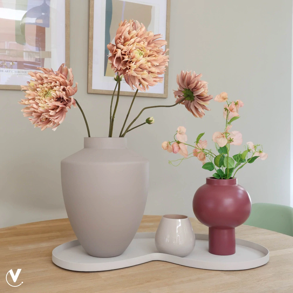 Tác 'Villeta' medium D67.5 Š36 V2 cm bílá (ivory)