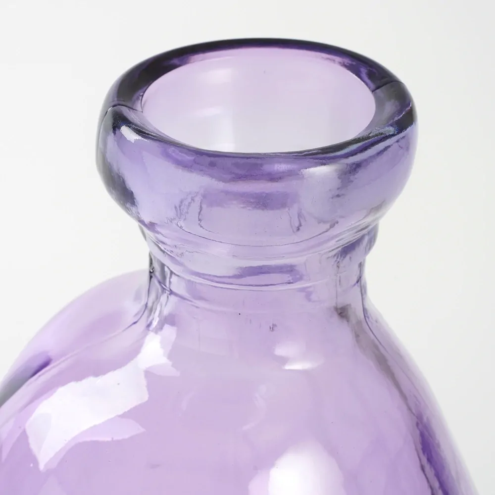 Láhev 'Pinto' sklo fialová (lilac) V51, P22 cm