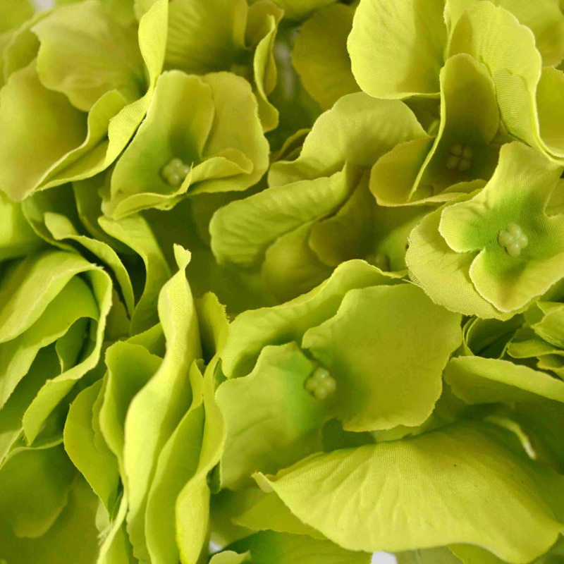 Umělá květina Hortenzie - Hydrangea zelená