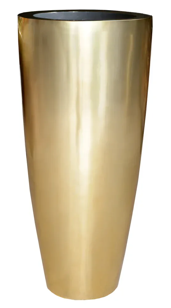 Váza 'Kentucky' zlatá P47, V100 cm