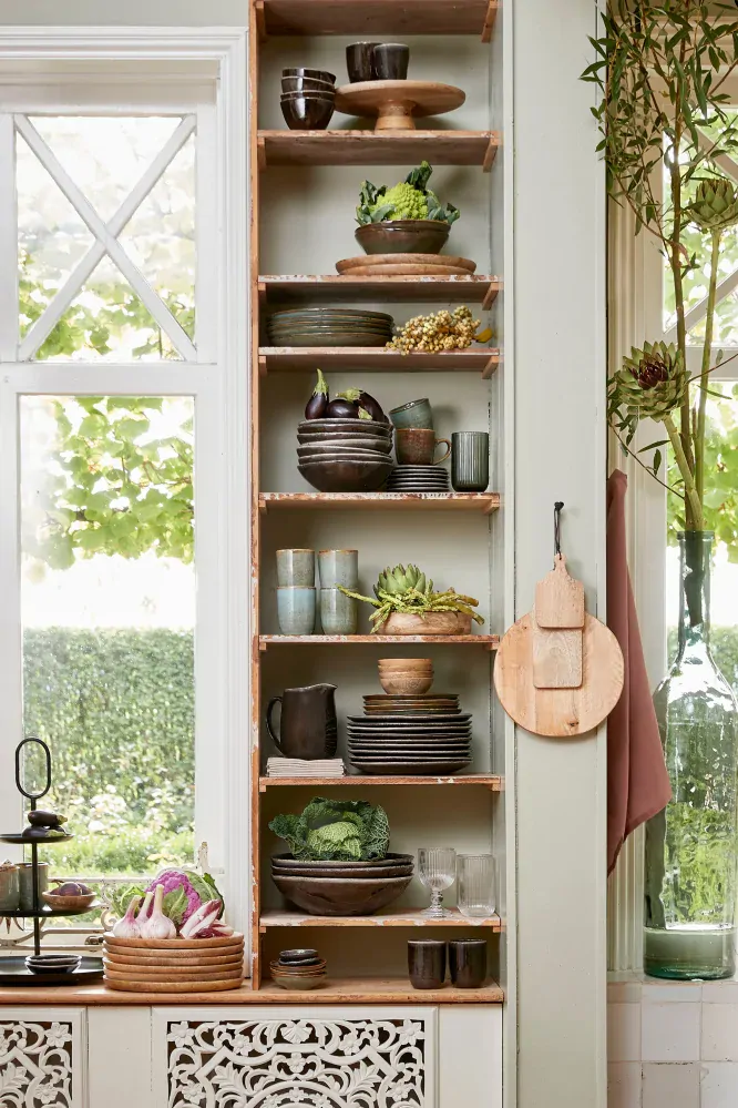 Talíř 'Duko' kulatý hnědý P30 cm