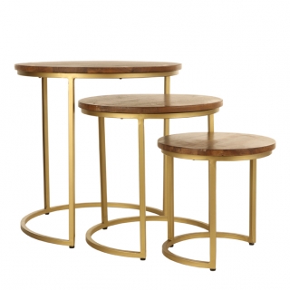 Jolie table brown 42,5x42cm
