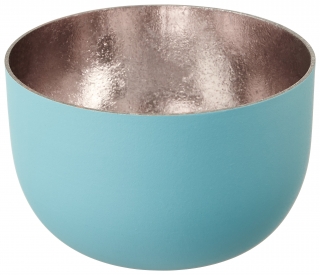 svícen/votive Madras v13 p15 cm modrý-růžový