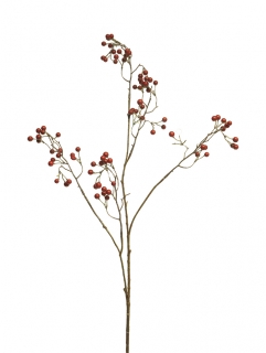 Bobule (Berry) větev (spray) Mirthe červená 94 cm