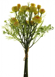 pryskyřník - ranonculus svazek zlutý 37 cm