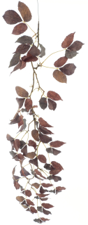 Horský list girlanda tmavohnědá  délka 122 cm 